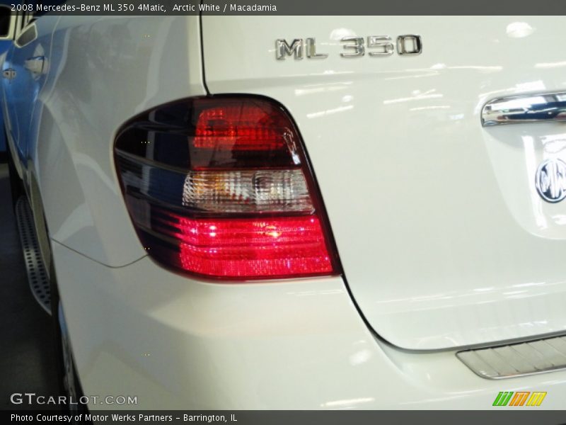 Arctic White / Macadamia 2008 Mercedes-Benz ML 350 4Matic