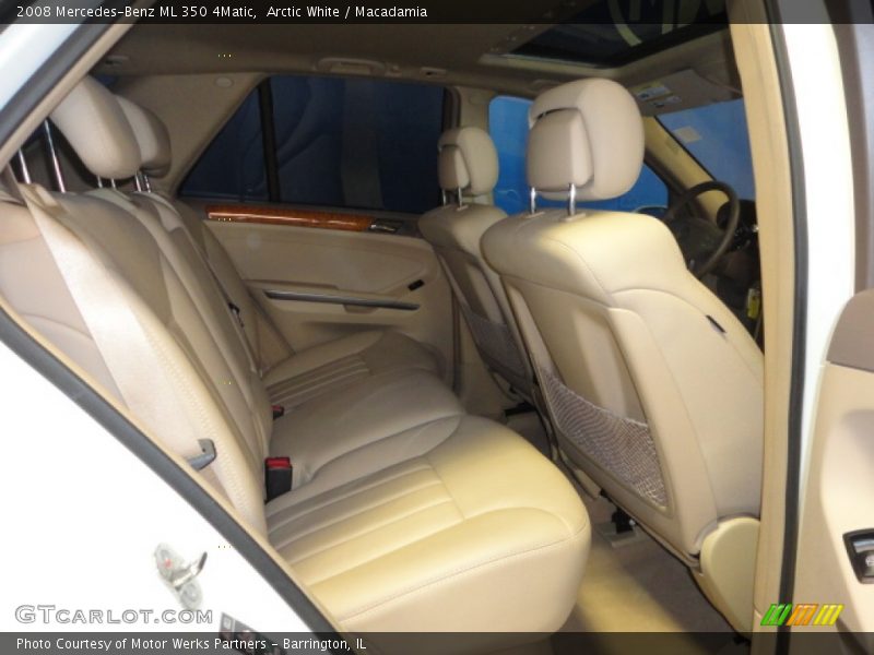 Arctic White / Macadamia 2008 Mercedes-Benz ML 350 4Matic