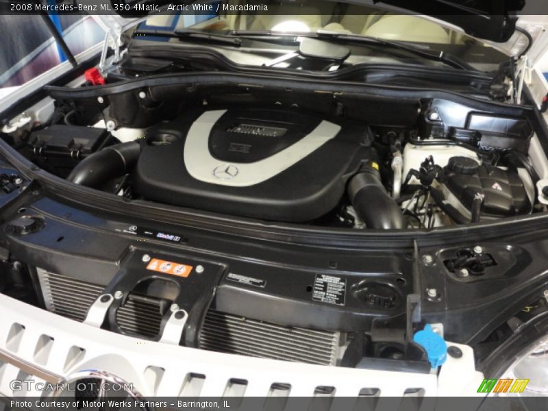 Arctic White / Macadamia 2008 Mercedes-Benz ML 350 4Matic