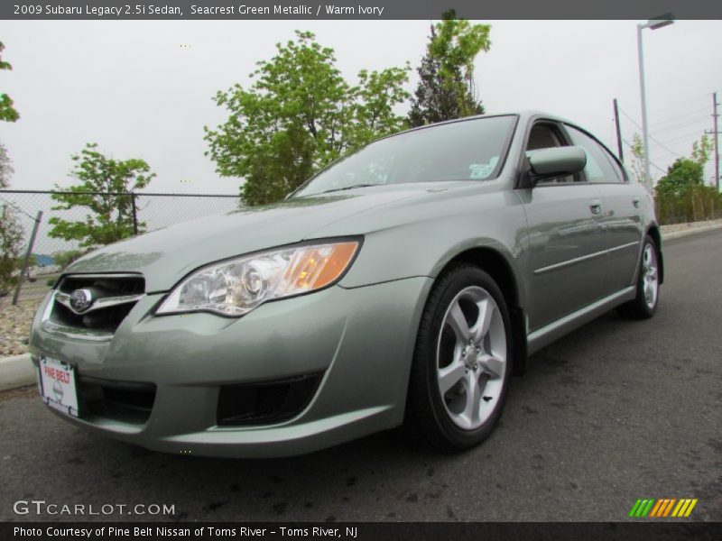 Seacrest Green Metallic / Warm Ivory 2009 Subaru Legacy 2.5i Sedan