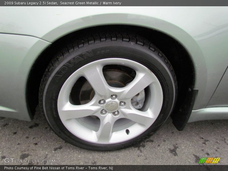 Seacrest Green Metallic / Warm Ivory 2009 Subaru Legacy 2.5i Sedan