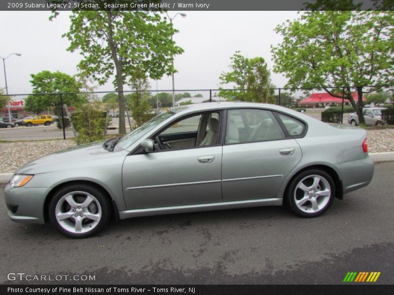 Seacrest Green Metallic / Warm Ivory 2009 Subaru Legacy 2.5i Sedan