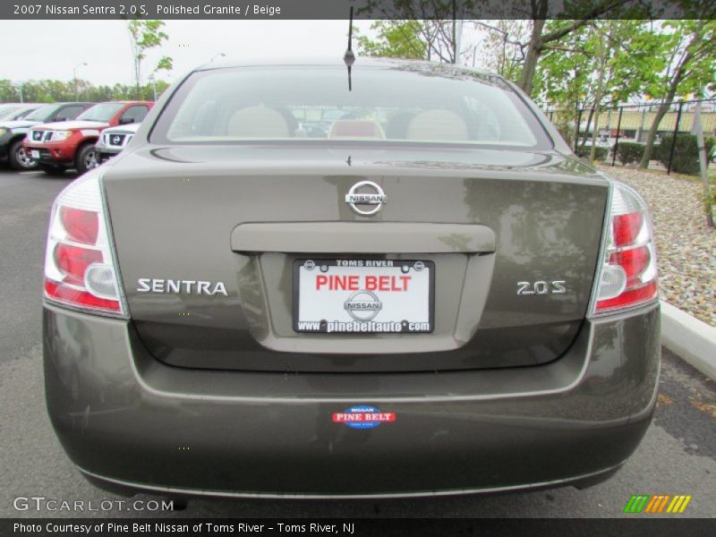 Polished Granite / Beige 2007 Nissan Sentra 2.0 S