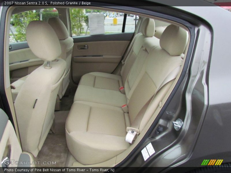  2007 Sentra 2.0 S Beige Interior