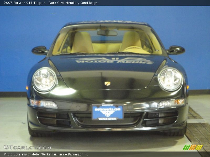 Dark Olive Metallic / Sand Beige 2007 Porsche 911 Targa 4