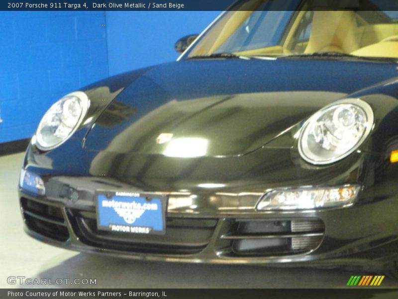 Dark Olive Metallic / Sand Beige 2007 Porsche 911 Targa 4