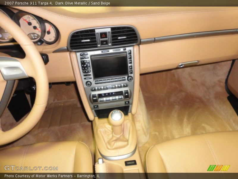 Dark Olive Metallic / Sand Beige 2007 Porsche 911 Targa 4