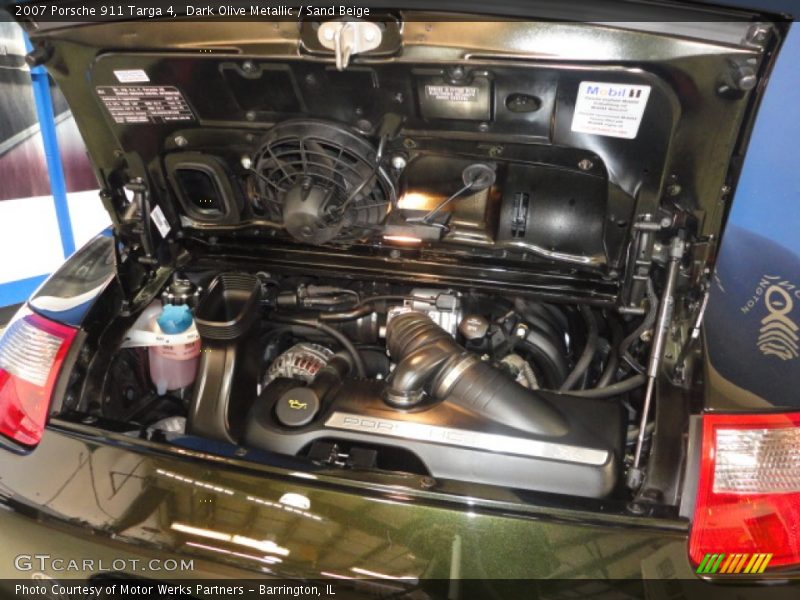 Dark Olive Metallic / Sand Beige 2007 Porsche 911 Targa 4