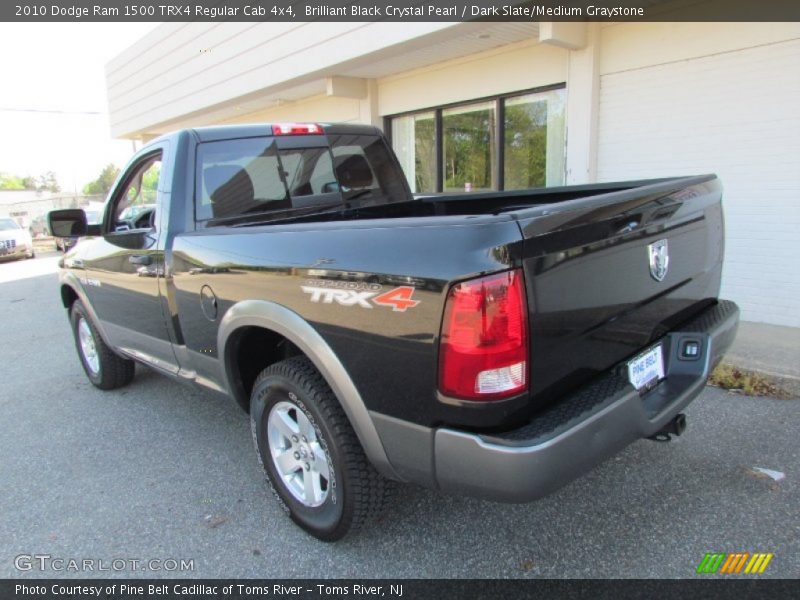 Brilliant Black Crystal Pearl / Dark Slate/Medium Graystone 2010 Dodge Ram 1500 TRX4 Regular Cab 4x4