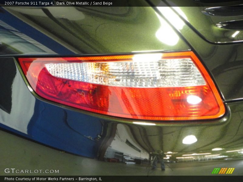 Dark Olive Metallic / Sand Beige 2007 Porsche 911 Targa 4