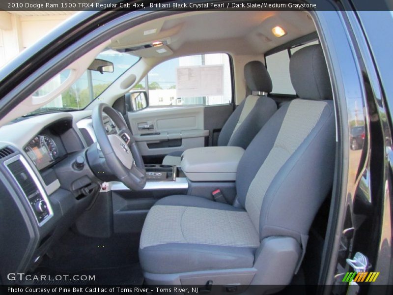 Brilliant Black Crystal Pearl / Dark Slate/Medium Graystone 2010 Dodge Ram 1500 TRX4 Regular Cab 4x4