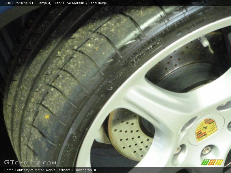 Dark Olive Metallic / Sand Beige 2007 Porsche 911 Targa 4