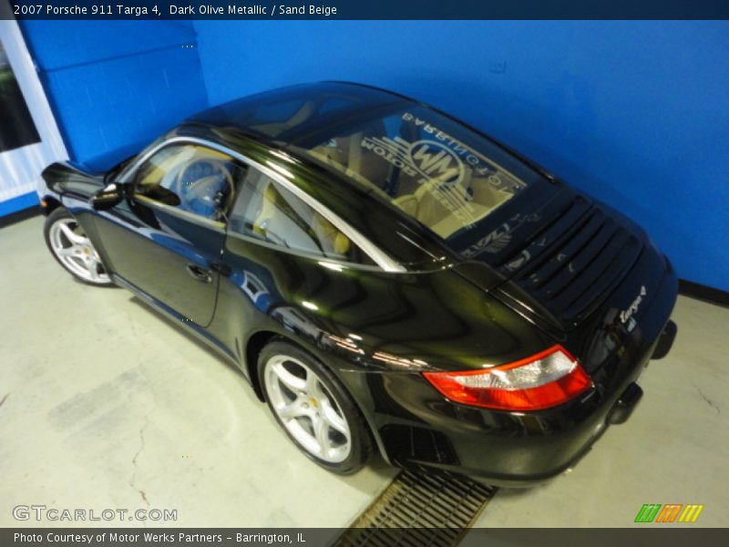 Dark Olive Metallic / Sand Beige 2007 Porsche 911 Targa 4