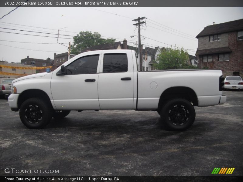 Bright White / Dark Slate Gray 2002 Dodge Ram 1500 SLT Quad Cab 4x4