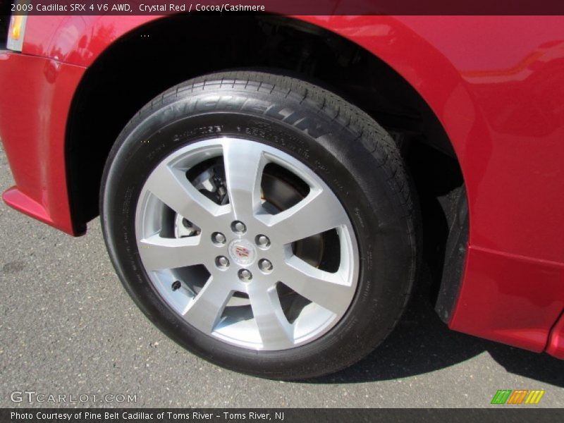 Crystal Red / Cocoa/Cashmere 2009 Cadillac SRX 4 V6 AWD