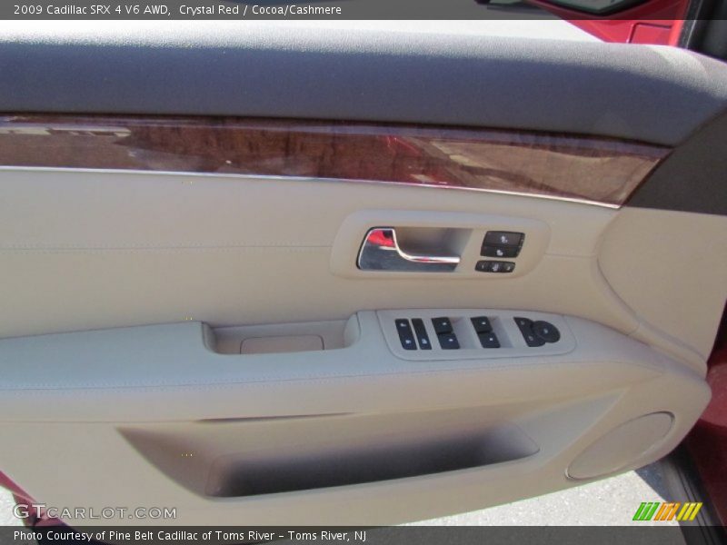 Crystal Red / Cocoa/Cashmere 2009 Cadillac SRX 4 V6 AWD