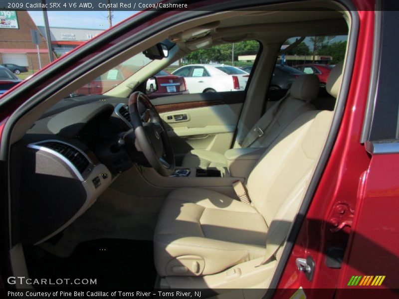 Crystal Red / Cocoa/Cashmere 2009 Cadillac SRX 4 V6 AWD