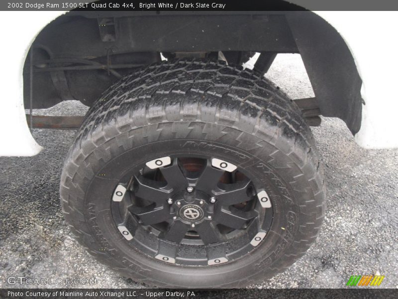 Bright White / Dark Slate Gray 2002 Dodge Ram 1500 SLT Quad Cab 4x4