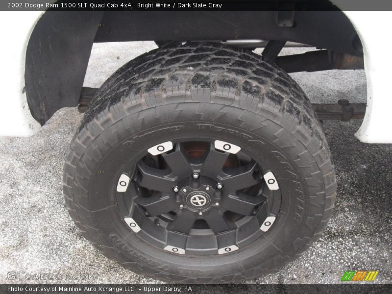 Bright White / Dark Slate Gray 2002 Dodge Ram 1500 SLT Quad Cab 4x4