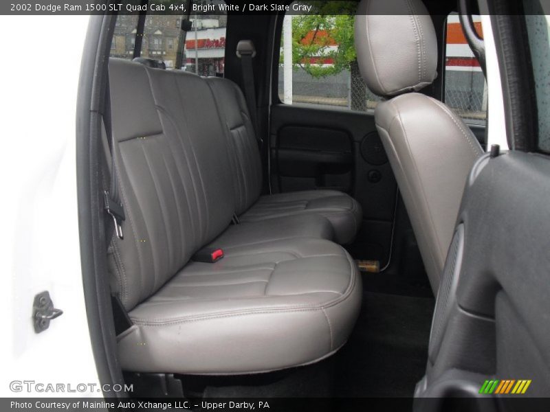 Bright White / Dark Slate Gray 2002 Dodge Ram 1500 SLT Quad Cab 4x4