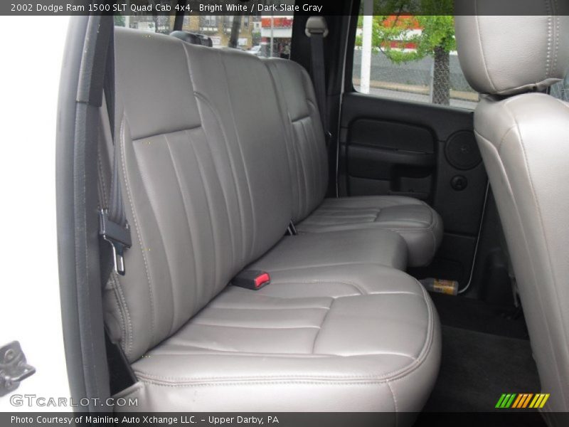 Bright White / Dark Slate Gray 2002 Dodge Ram 1500 SLT Quad Cab 4x4