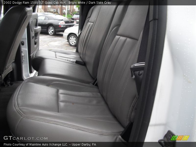 Bright White / Dark Slate Gray 2002 Dodge Ram 1500 SLT Quad Cab 4x4