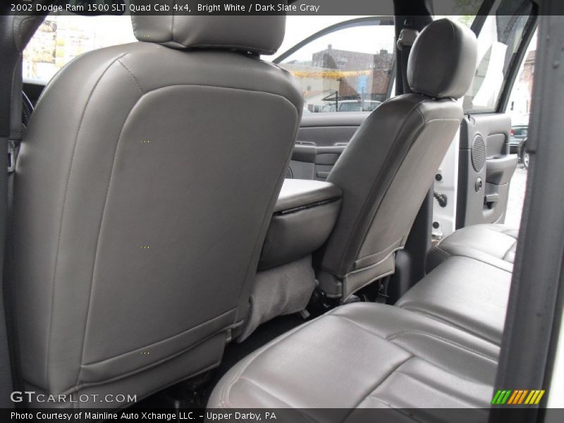 Bright White / Dark Slate Gray 2002 Dodge Ram 1500 SLT Quad Cab 4x4