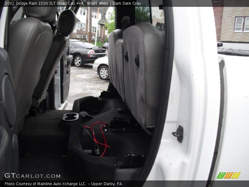 Bright White / Dark Slate Gray 2002 Dodge Ram 1500 SLT Quad Cab 4x4