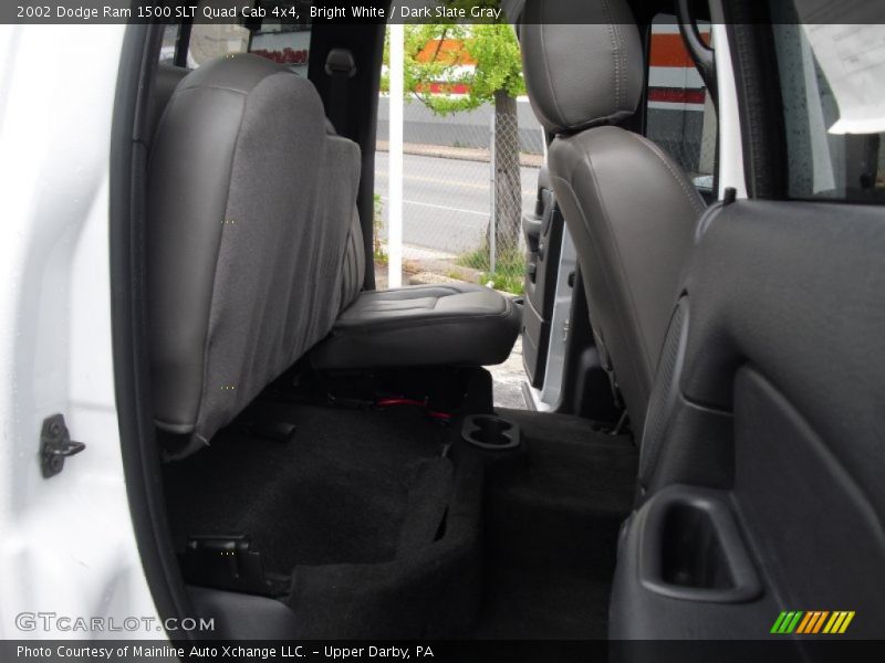 Bright White / Dark Slate Gray 2002 Dodge Ram 1500 SLT Quad Cab 4x4