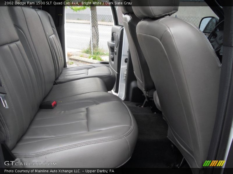 Bright White / Dark Slate Gray 2002 Dodge Ram 1500 SLT Quad Cab 4x4