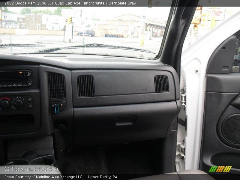 Bright White / Dark Slate Gray 2002 Dodge Ram 1500 SLT Quad Cab 4x4
