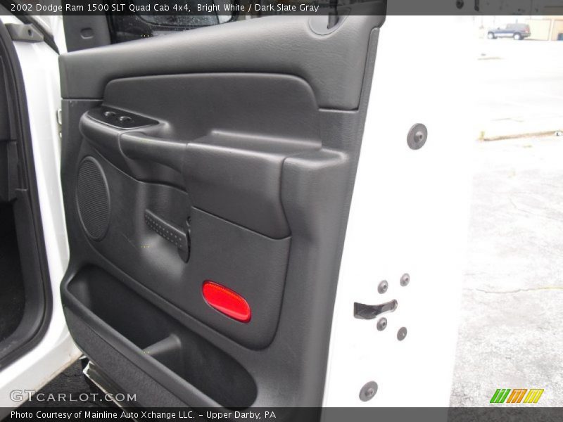 Bright White / Dark Slate Gray 2002 Dodge Ram 1500 SLT Quad Cab 4x4