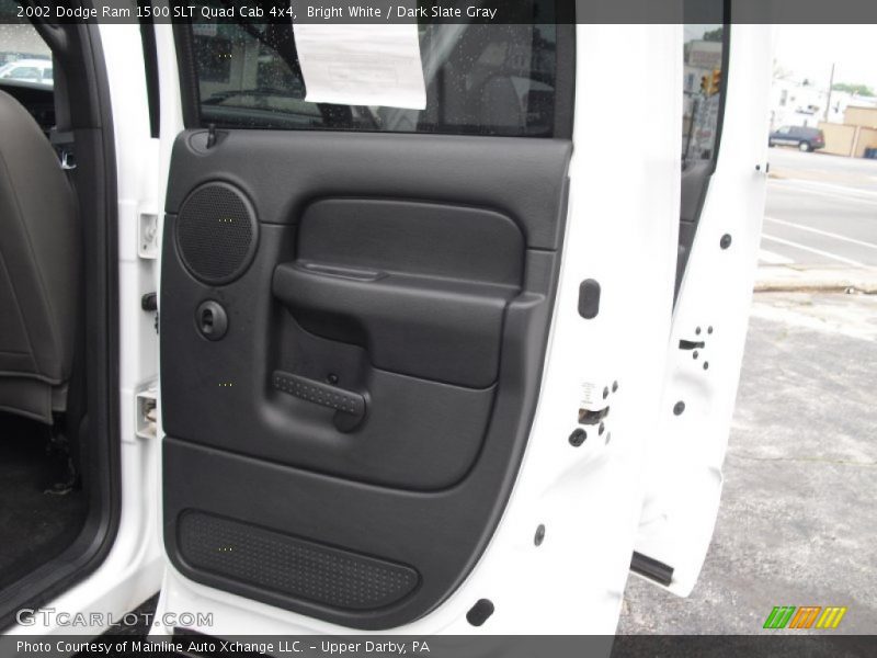 Bright White / Dark Slate Gray 2002 Dodge Ram 1500 SLT Quad Cab 4x4