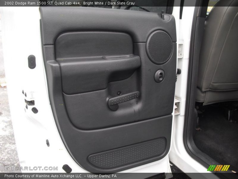 Bright White / Dark Slate Gray 2002 Dodge Ram 1500 SLT Quad Cab 4x4