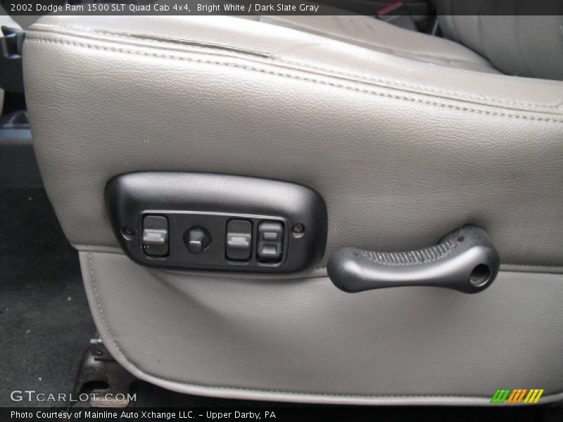 Bright White / Dark Slate Gray 2002 Dodge Ram 1500 SLT Quad Cab 4x4