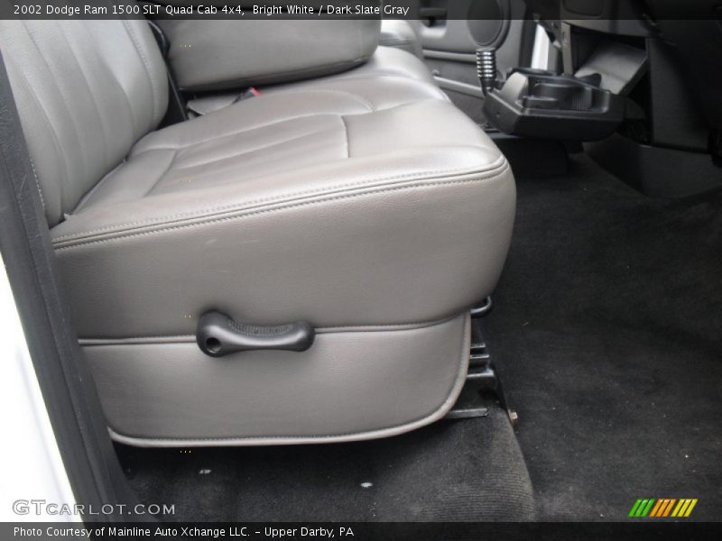 Bright White / Dark Slate Gray 2002 Dodge Ram 1500 SLT Quad Cab 4x4