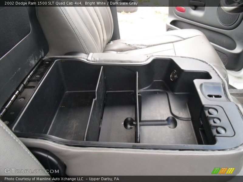 Bright White / Dark Slate Gray 2002 Dodge Ram 1500 SLT Quad Cab 4x4