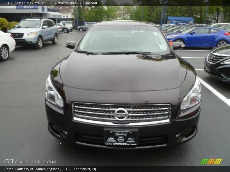 Crimson Black / Charcoal 2010 Nissan Maxima 3.5 SV