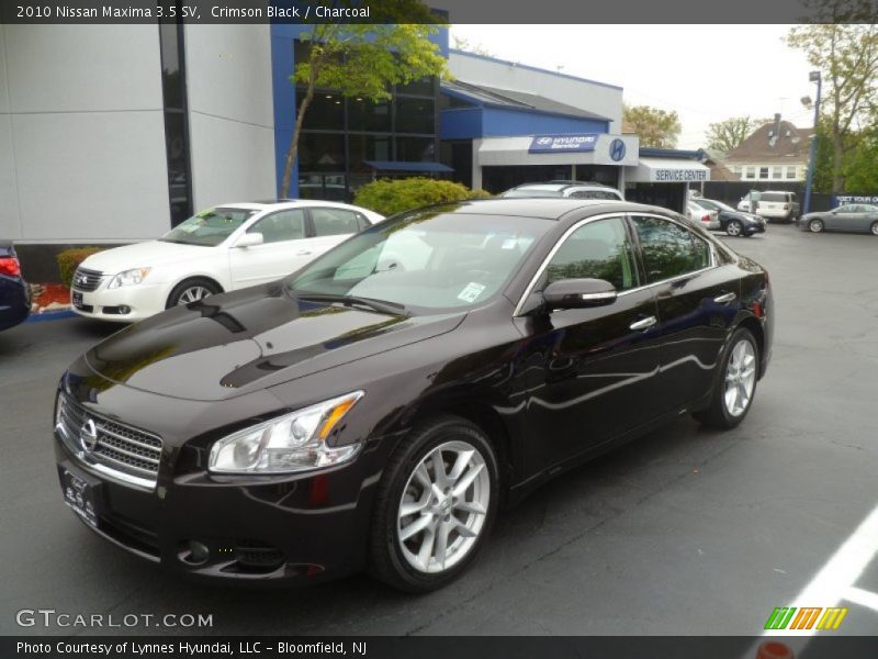Crimson Black / Charcoal 2010 Nissan Maxima 3.5 SV
