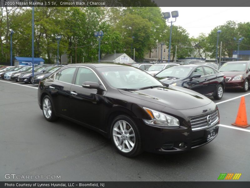 Crimson Black / Charcoal 2010 Nissan Maxima 3.5 SV