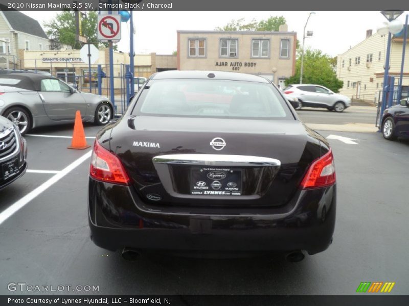 Crimson Black / Charcoal 2010 Nissan Maxima 3.5 SV