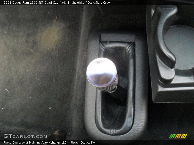 Bright White / Dark Slate Gray 2002 Dodge Ram 1500 SLT Quad Cab 4x4