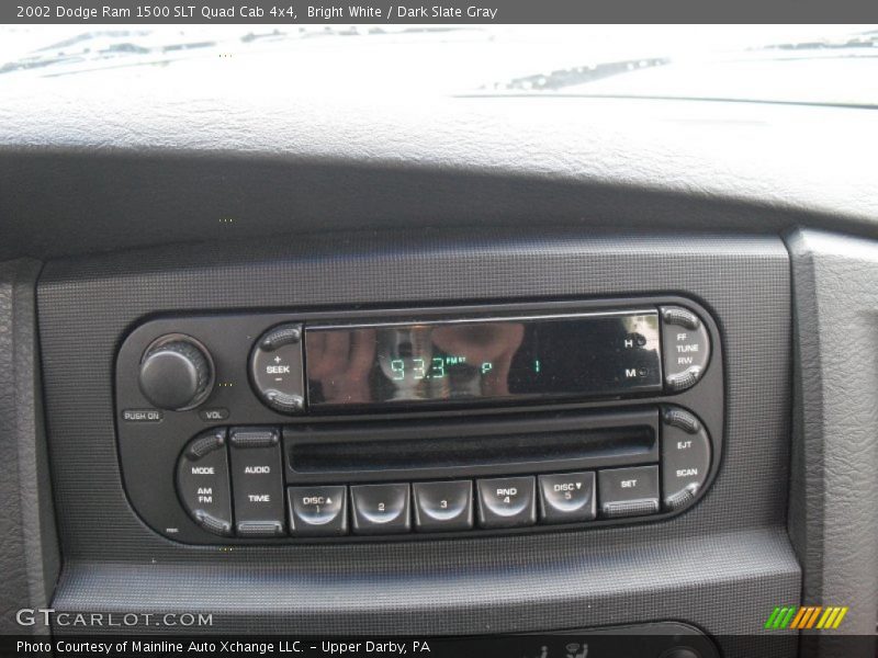 Bright White / Dark Slate Gray 2002 Dodge Ram 1500 SLT Quad Cab 4x4