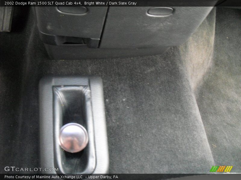 Bright White / Dark Slate Gray 2002 Dodge Ram 1500 SLT Quad Cab 4x4