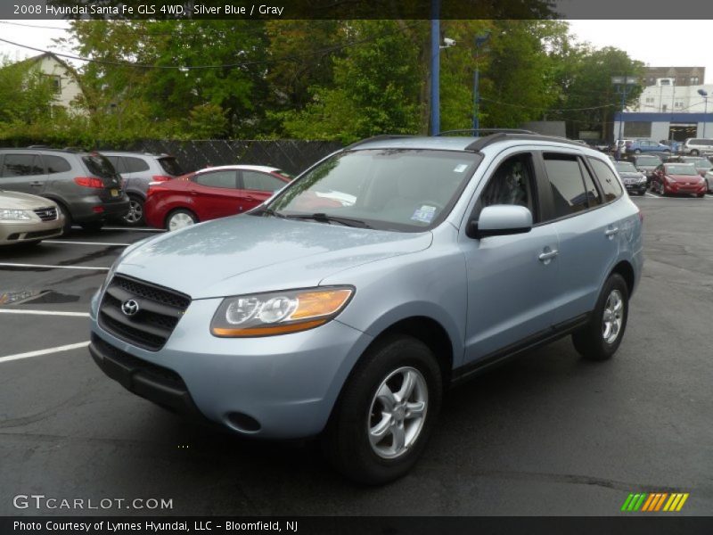 Silver Blue / Gray 2008 Hyundai Santa Fe GLS 4WD
