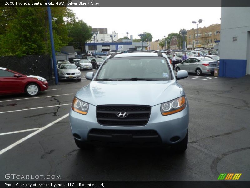Silver Blue / Gray 2008 Hyundai Santa Fe GLS 4WD