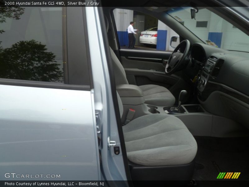 Silver Blue / Gray 2008 Hyundai Santa Fe GLS 4WD