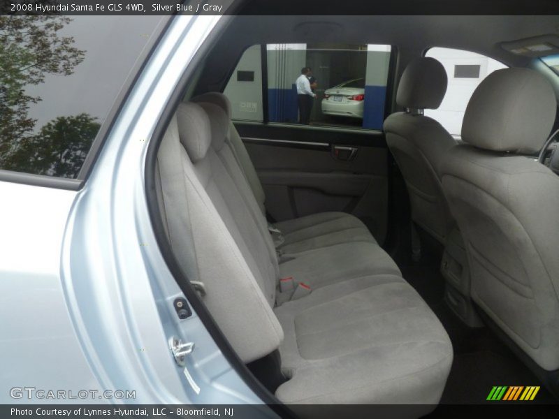 Silver Blue / Gray 2008 Hyundai Santa Fe GLS 4WD
