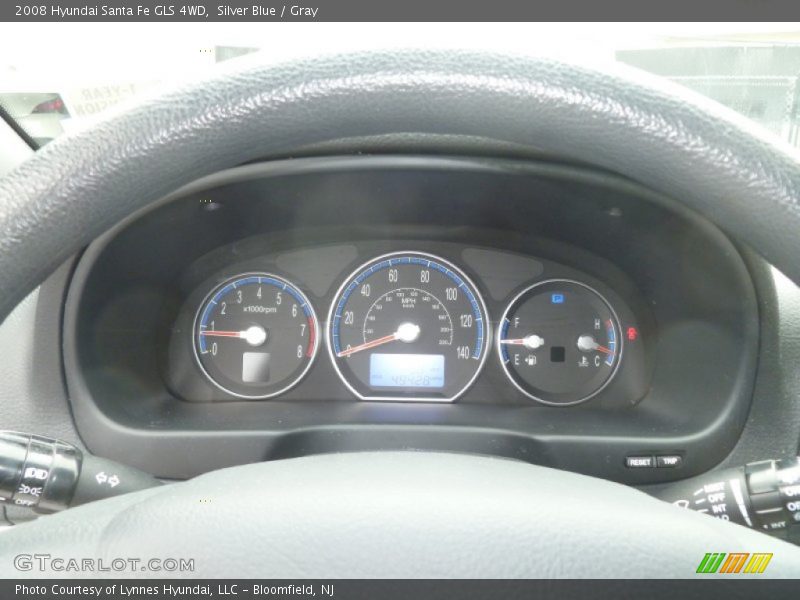 Silver Blue / Gray 2008 Hyundai Santa Fe GLS 4WD