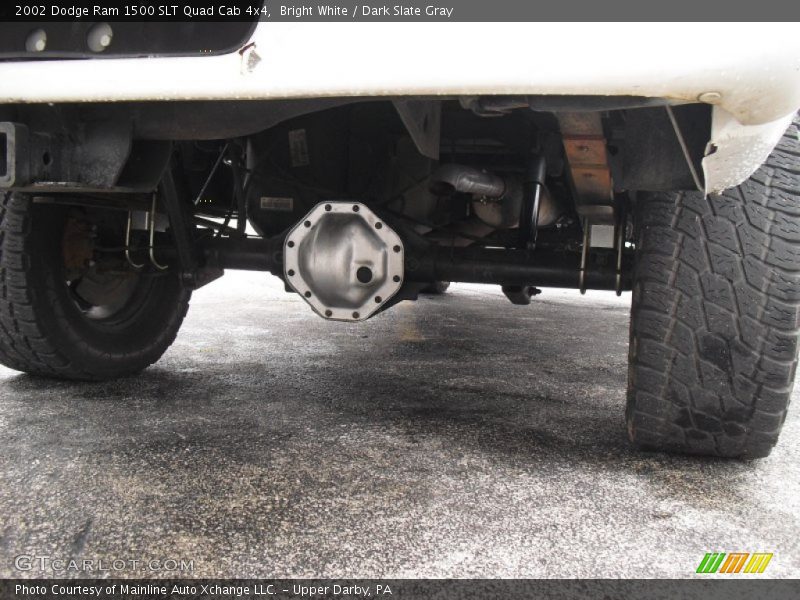 Bright White / Dark Slate Gray 2002 Dodge Ram 1500 SLT Quad Cab 4x4